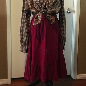Vintage corduroy skirt